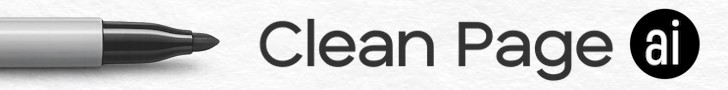 Clean Page AI 728x90 ad