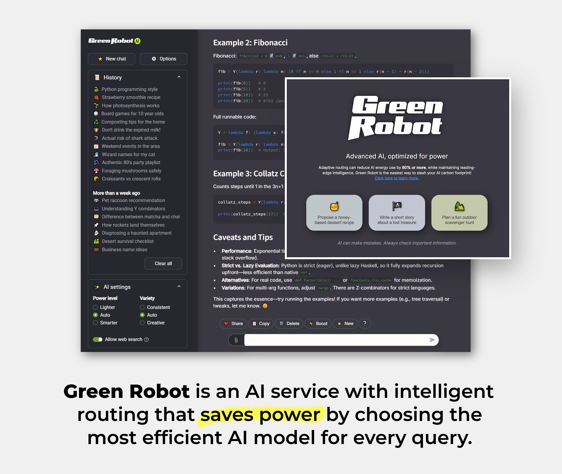Green Robot logo