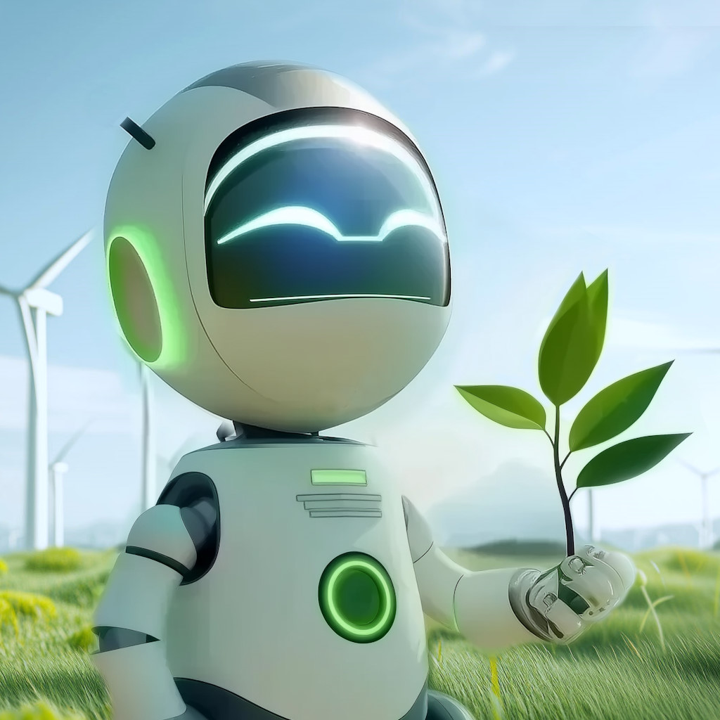 Green Robot Logo