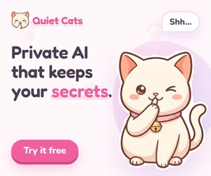 Quiet Cats 300x250 ad