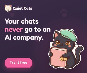 Quiet Cats 300x250 ad