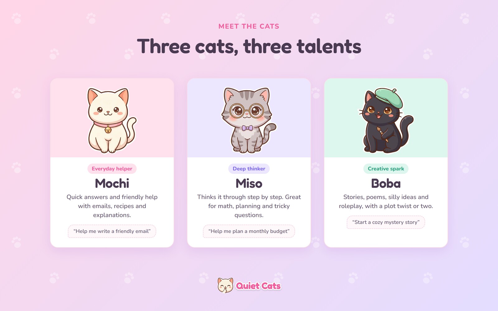 Quiet Cats logo